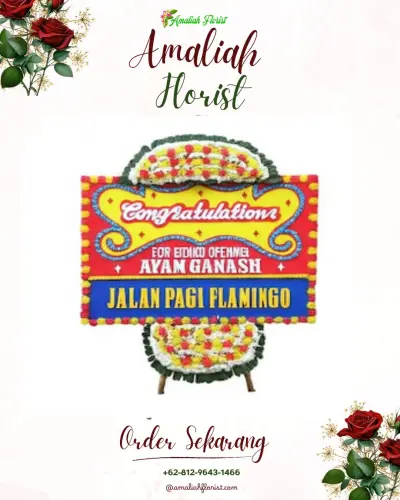 Bunga Papan Congratulation di Pataruman